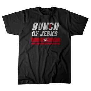 Bunch Of Jerks Team Carolina Hurricanes Hockey Tshirt Gift For Fans